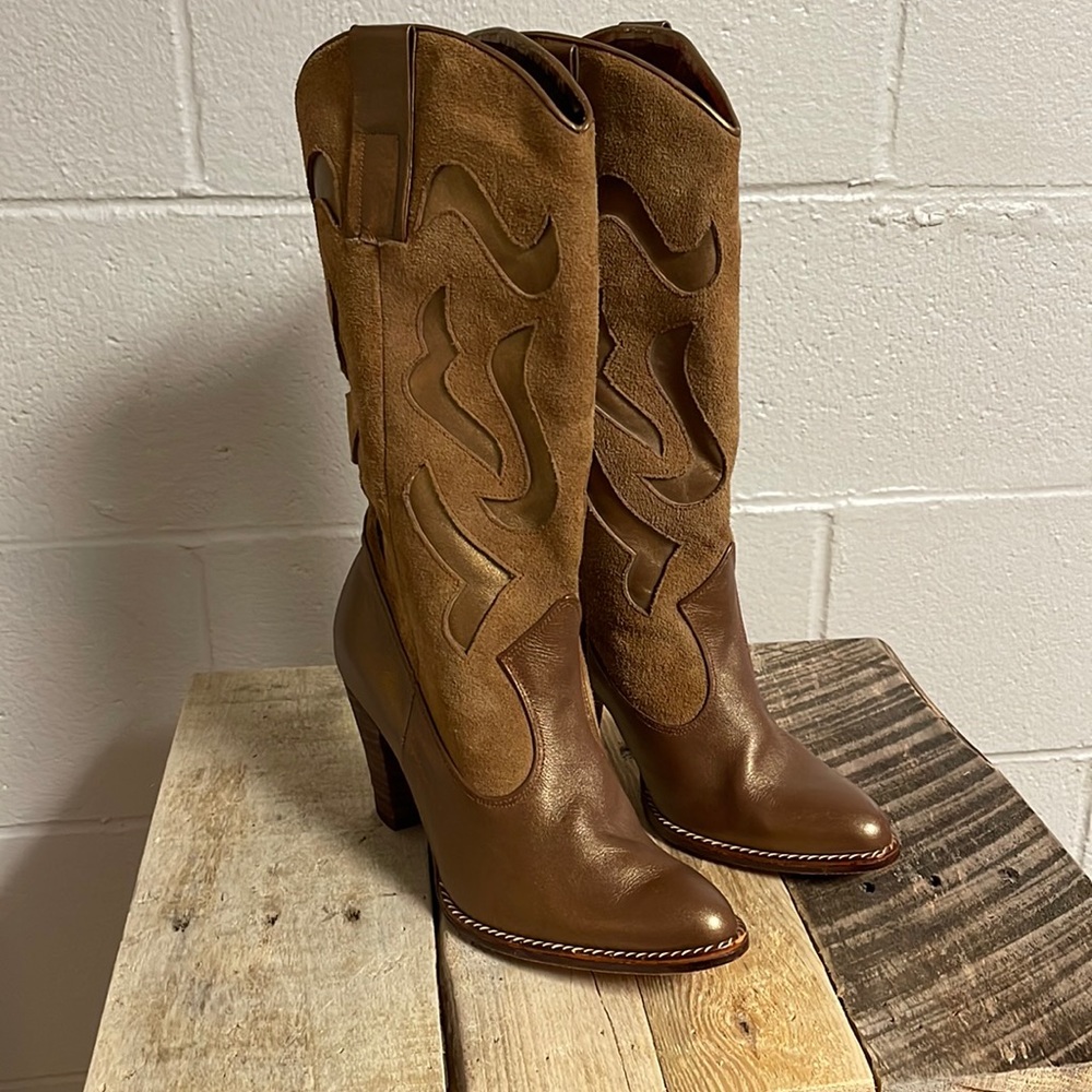 Vintage Handmade Brazil boots, NEW! Size 6